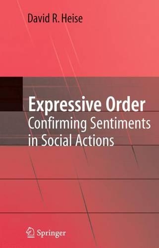 Бумажная книга «Expressive Order: Confirming Sentiments in Social Actions», автор Дэвид Р. Хейз - фото №1