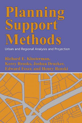 Паперова книга «Planning Support Methods: Urban and Regional Analysis and Projection», авторів Едвард Фесер, Генрі Ренскі, Джошуа Друкер, Керрі Брукс, Річард Е. Клостерман - фото №1