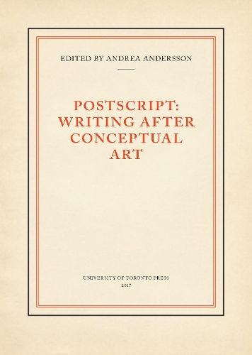Бумажная книга «Postscript: Writing After Conceptual Art», автор Андреа Андерссон - фото №1