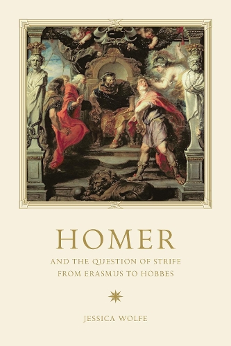 Паперова книга «Homer and the Question of Strife from Erasmus to Hobbes», автор Джессіка Вульф - фото №1