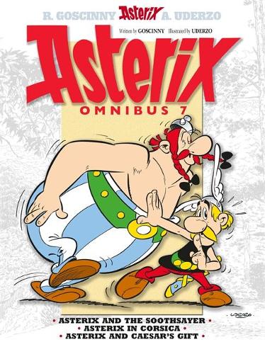 Паперова книга «Asterix: Asterix Omnibus 7: Asterix and The Soothsayer, Asterix in Corsica, Asterix and Caesar's Gift», автор Рене Ґосінні - фото №1