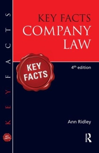 Бумажная книга «Key Facts Company Law», автор Энн Ридли - фото №1