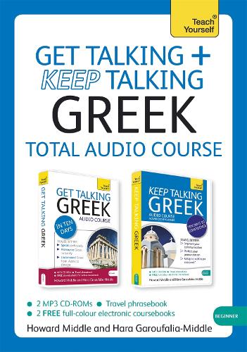 Аудіокнига «Get Talking and Keep Talking Greek Total Audio Course: (Audio pack) The essential short course for speaking and understanding with confidence», авторів Хара Гаруфалія-Мідл, Говард Міддл - фото №1