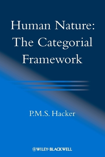 Паперова книга «Human Nature: The Categorial Framework», автор П. М. С. Хакер - фото №1