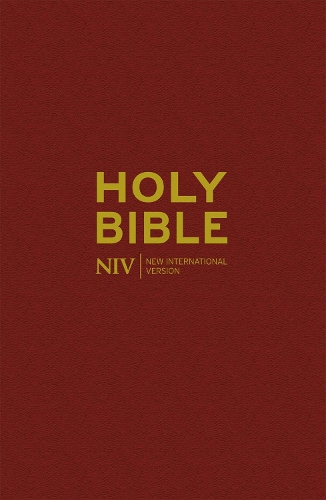 Бумажная книга «NIV Popular Burgundy Hardback Bible», автор New International Version - фото №1