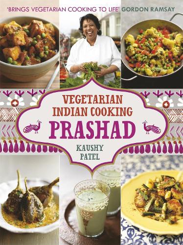 Паперова книга «Vegetarian Indian Cooking: Prashad», автор Кауші Патель - фото №1
