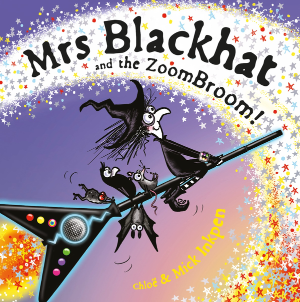 Паперова книга «Mrs Blackhat and the ZoomBroom», авторів Мік Інкпен, Хлоя Інкпен - фото №1
