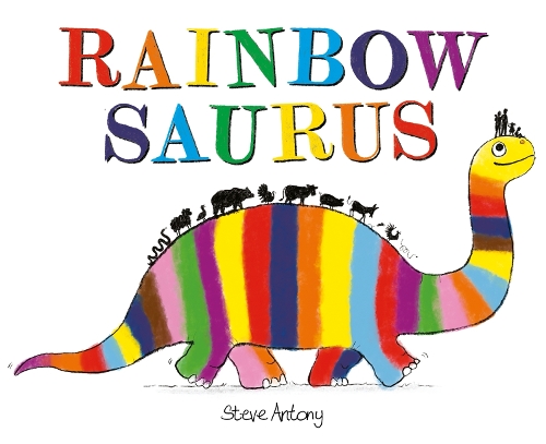 Паперова книга «Rainbowsaurus», автор Стів Антоній - фото №1