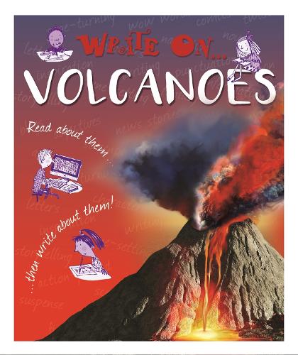 Паперова книга «Write On: Volcanoes», автор Клер Хібберт - фото №1