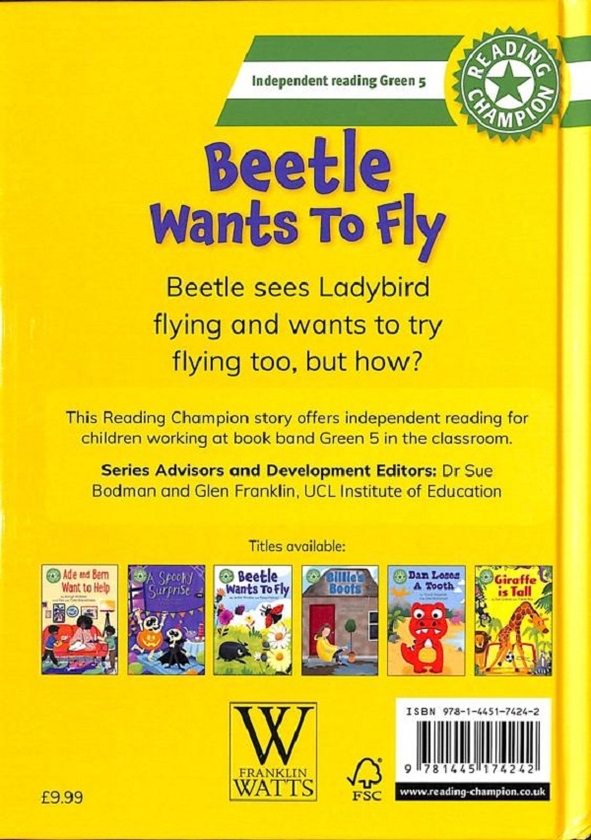 [object Object] «Beetle Wants to Fly. Reading Champion», автор Джекі Волтер - фото №2 - мініатюра