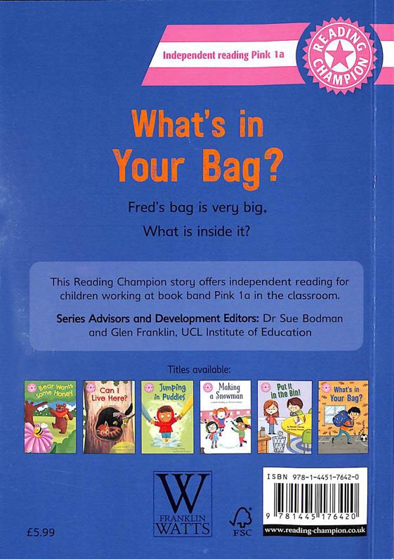 [object Object] «Reading Champion: What's in Your Bag?», автор Деміан Харві - фото №2 - мініатюра