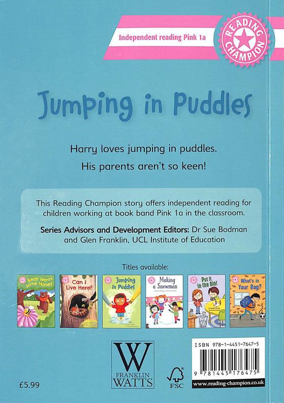 [object Object] «Reading Champion: Jumping in Puddles», автор Джекі Волтер - фото №2 - мініатюра