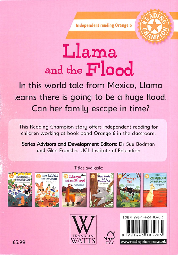 [object Object] «Reading Champion. Llama and the Flood», автор Сара Снешалл - фото №2 - мініатюра