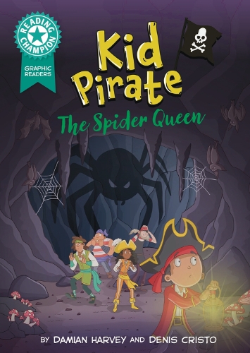 Паперова книга «Reading Champion: Graphics: Kid Pirate: The Spider Queen: Book band Turquoise 7», автор Деміан Харві - фото №1