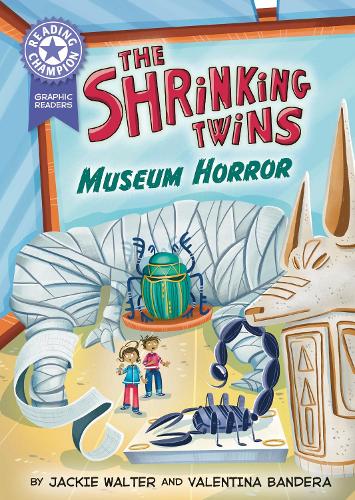 Бумажная книга «Reading Champion: Graphics: The Shrinking Twins: Museum Horror: Book band Purple 8», автор Джеки Уолтер - фото №1
