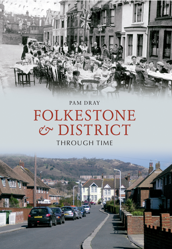 Бумажная книга «Folkestone & District Through Time» - фото №1