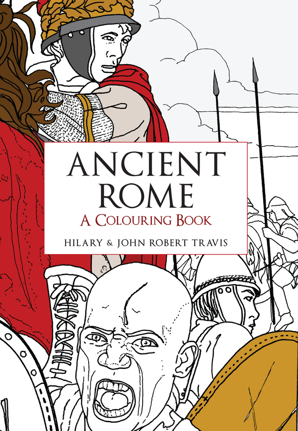 Паперова книга «Ancient Rome A Colouring Book» - фото №1