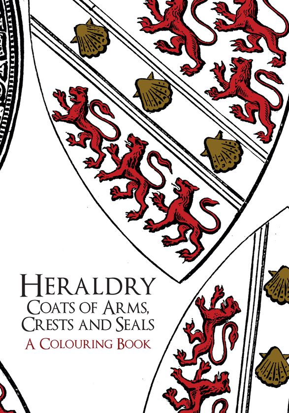 Бумажная книга «Heraldry: Coats of Arms, Crests and Seals A Colouring Book» - фото №1