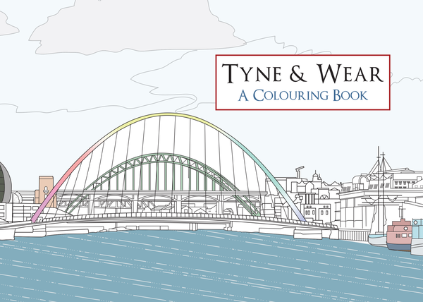 Бумажная книга «Tyne & Wear A Colouring Book» - фото №1