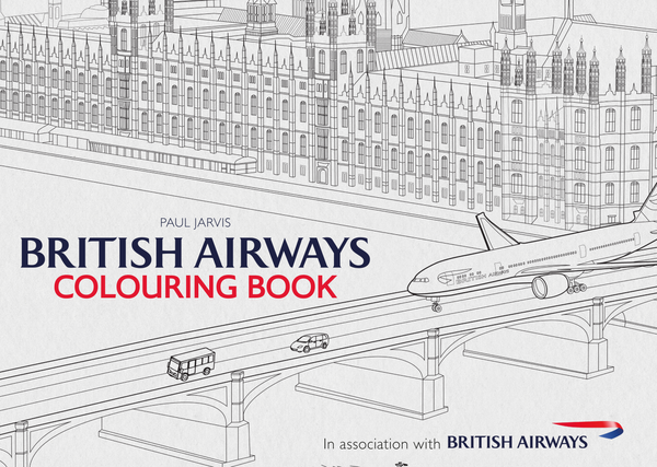 Бумажная книга «British Airways Colouring Book» - фото №1
