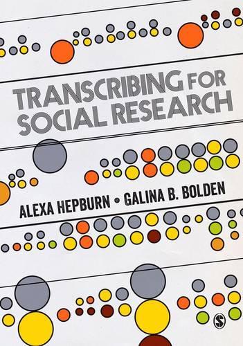 Бумажная книга «Transcribing for Social Research», автор Алекса Хепберн - фото №1