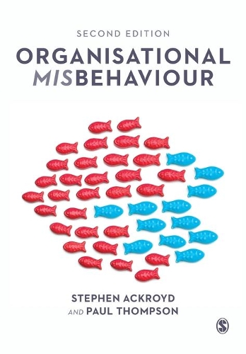 Паперова книга «Organisational Misbehaviour», автор Пол Томпсон - фото №1