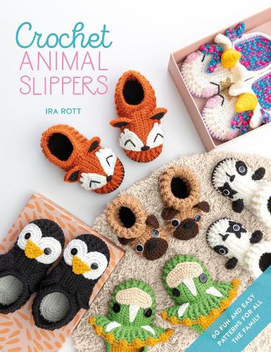 Бумажная книга «Crochet Animal Slippers: 60 Fun and Easy Patterns for All the Family», автор Айра Ротт - фото №1