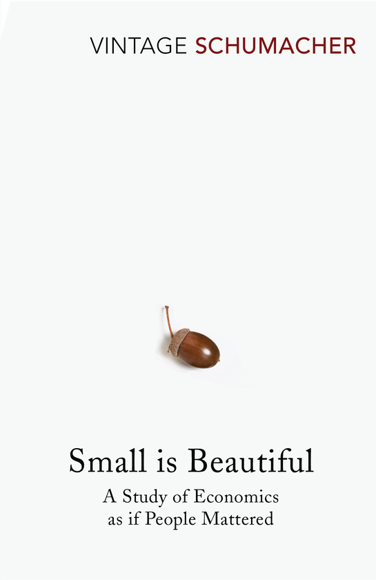 Бумажная книга «Small Is Beautiful. A Study of Economics as if People Mattered», автор Эрнст Шумахер - фото №1