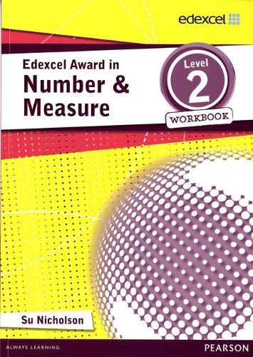 Паперова книга «Edexcel Award in Number and Measure Level 2 Workbook», автор Су Ніколсон - фото №1