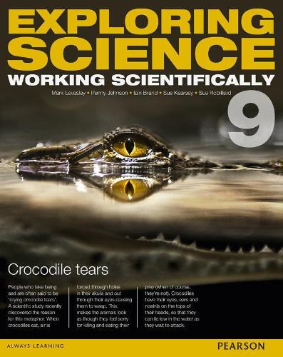 Бумажная книга «Exploring Science: Working Scientifically Student Book Year 9», авторов Иэн Брэнд, Марк Левесли, П. Джонсон, Сью Робильярд, Сьюзен Кирси - фото №1