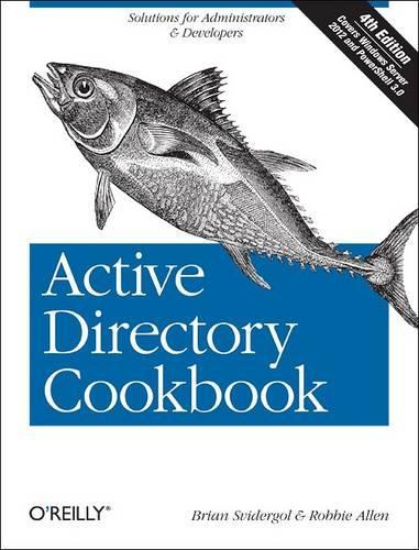Паперова книга «Active Directory Cookbook», автор Брайан Свідергол - фото №1