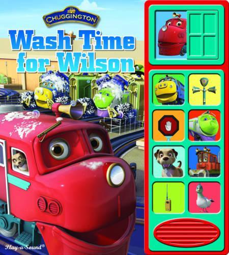 Бумажная книга «Wash Time for Wilson: Sound Book», автор PI Kids - фото №1