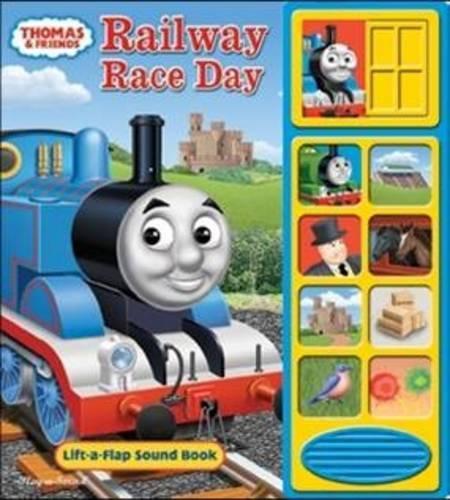 Бумажная книга «Thomas & Friends: Railway Race Day Lift-a-Flap Sound Book», автор PI Kids - фото №1