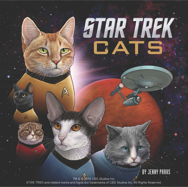 Бумажная книга «Star Trek Cats», автор Дженни Паркс - фото №1