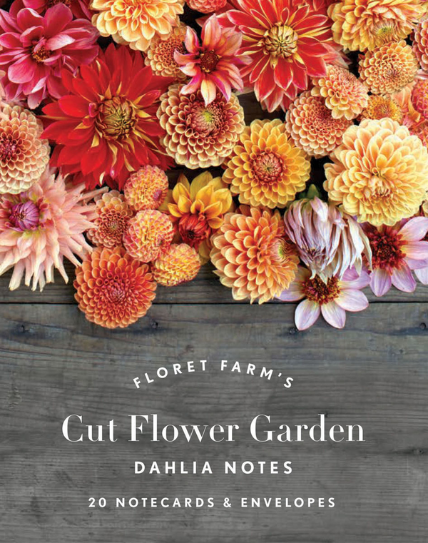 Бумажная книга «Floret Farm's Cut Flower Garden Dahlia Notes. 20 Notecards & Envelopes» - фото №1