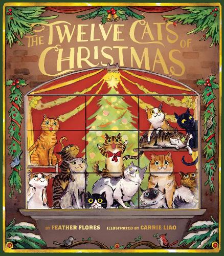 Паперова книга «The Twelve Cats of Christmas», автор Фезер Флорес - фото №1
