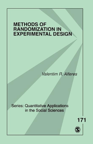 Паперова книга «Methods of Randomization in Experimental Design», автор Валентім Р. Альферес - фото №1