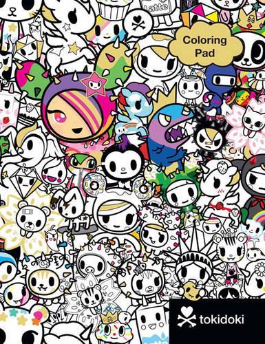 Бумажная книга «tokidoki Coloring Pad», автор токидоки - фото №1