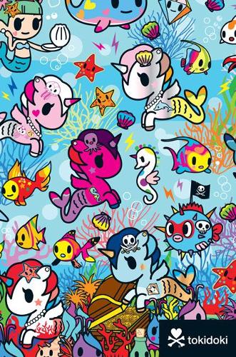 Бумажная книга «tokidoki Mermicorno Flexi Journal», автор токидоки - фото №1