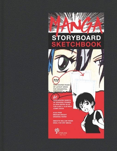 Бумажная книга «Manga Storyboard Sketchbook: A Comic Book Sketchbook with Storyboard Layout Grids, Acid-Free Medium-Weight Drawing Comic Book Paper», автор Юнион Сквер и Ко. - фото №1