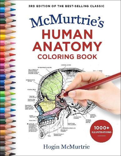 Паперова книга «McMurtrie's Human Anatomy Coloring Book», автор Хогін Макмертрі - фото №1