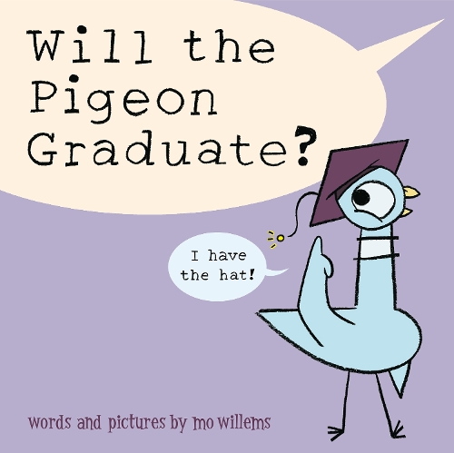 Паперова книга «Will the Pigeon Graduate?», автор Мо Віллемс - фото №1