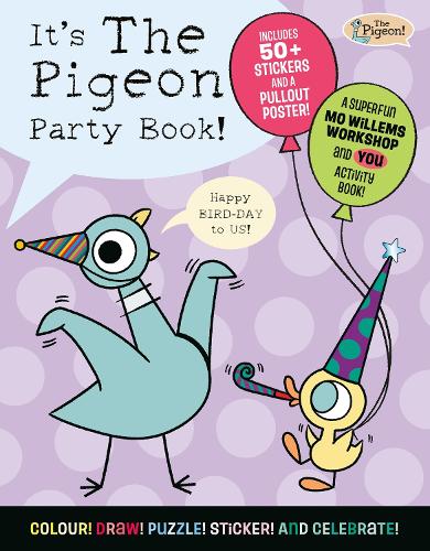 Паперова книга «It’s The Pigeon Party Book!», автор Майстерня Мо Віллемса - фото №1