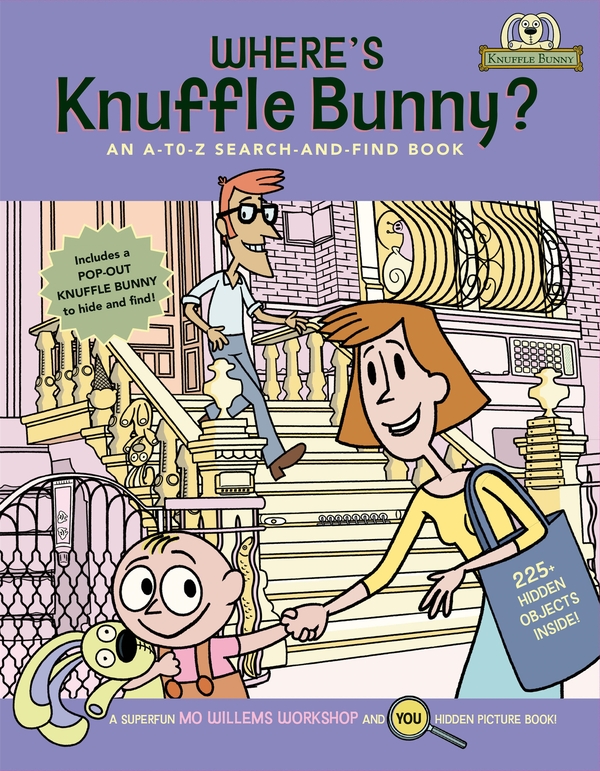 Паперова книга «Where's Knuffle Bunny?: An A-to-Z Search-and-Find Book», автор Майстерня Мо Віллемса - фото №1