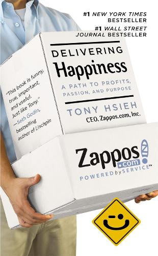 Паперова книга «Delivering Happiness: A Path to Profits, Passion and Purpose», автор Тоні Хсіе - фото №1