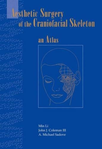 Паперова книга «Aesthetic Surgery of the Craniofacial Skeleton: An Atlas», авторів А. Майкл Садове, Джон Дж. III Коулман, Мін Лі - фото №1