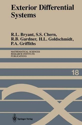 Паперова книга «Exterior Differential Systems», авторів Губерт Л. Гольдшмідт, П.А. Гріффітс, Роберт Б. Гарднер, Роберт Л. Брайант, С.С. Черн - фото №1