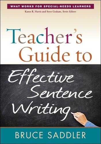 Бумажная книга «Teacher's Guide to Effective Sentence Writing», автор Брюс Сэддлер - фото №1