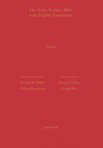 Бумажная книга «Daniel According to the Syriac Peshitta Version with English Translation», авторов Дональд Уолтер, Джиллиан Гринберг - фото №1