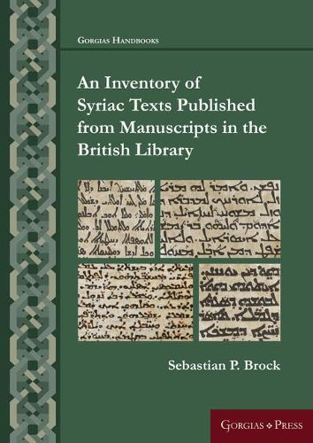 Бумажная книга «An Inventory of Syriac Texts Published from Manuscripts in the British Library», автор Себастьян Брок - фото №1
